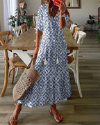 Delphine | Effortless Boho Flattering Dress