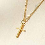Calliope | Gold Cross Initial Necklace Set