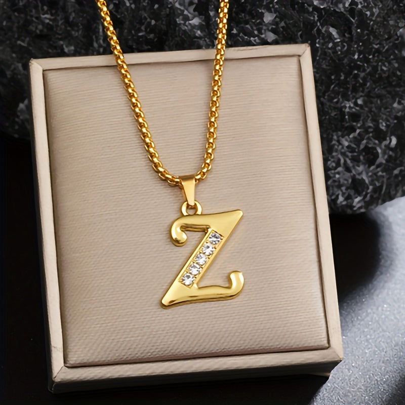 Ava | Initial Gold Necklace