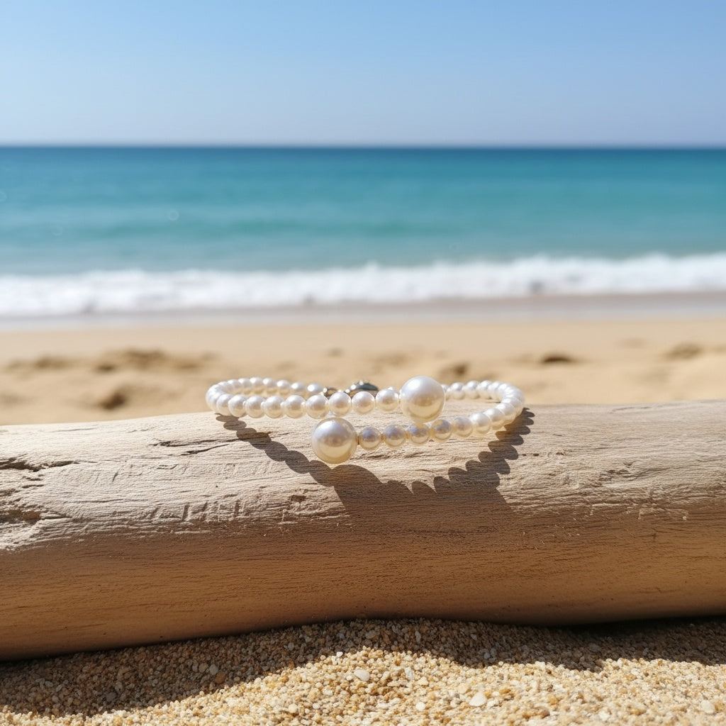 Wrenna | Retro Pearl Bracelet