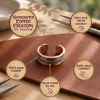 Patricia's Braid Copper Ring