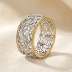 Jeanne | Silver and Gold Ring