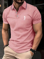 Simeon | Casual Short-Sleeve Golf Printed Shirt
