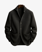 Lawrence | Tailored Button-Front Knit Cardigan