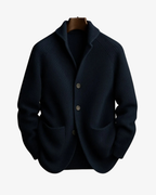 Lawrence | Tailored Button-Front Knit Cardigan