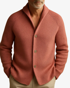 Lawrence | Tailored Button-Front Knit Cardigan