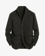 Lawrence | Tailored Button-Front Knit Cardigan