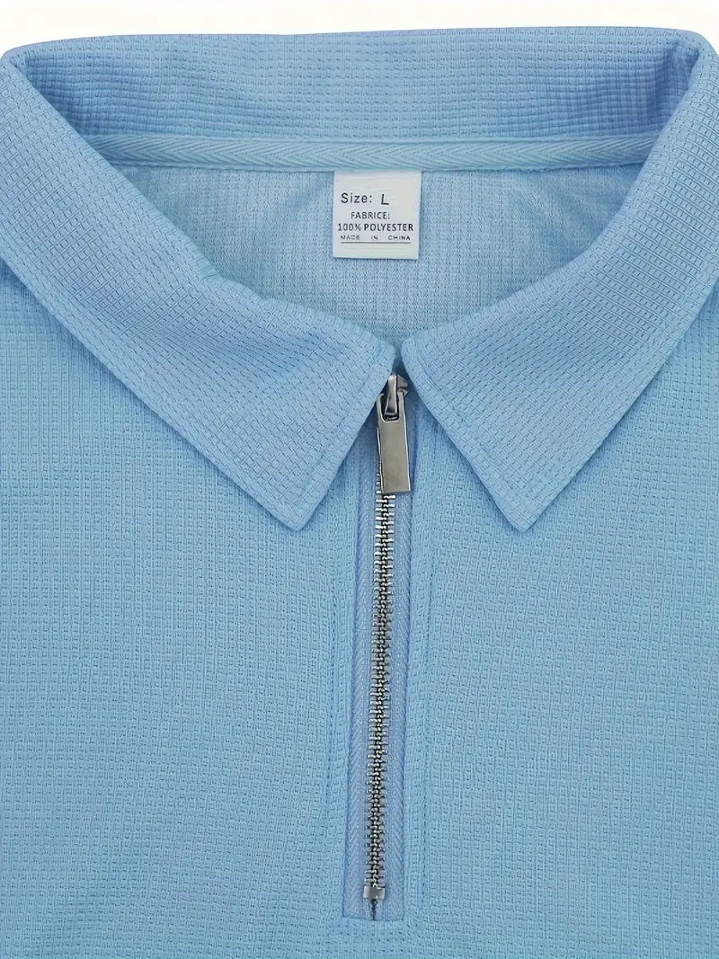 Stuart | Classic Zipper Shirt and Short Set