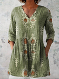 Sidney | Long Blouse with V-Neck