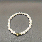 Chic A-Z Heart Initial Bracelet