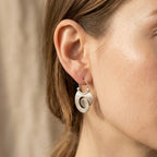 Marit | Silver Spiral Earrings
