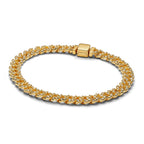 Cuban Bracelet Pavé | Gold