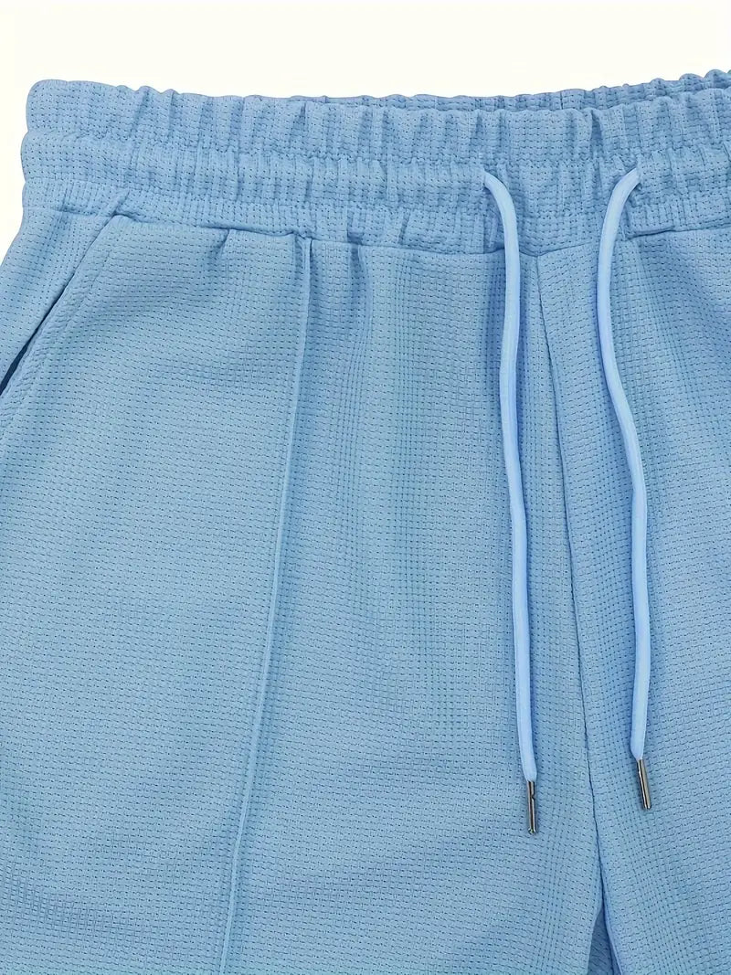 Stuart | Classic Zipper Shirt and Short Set