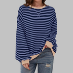 Mireille | Casual Long Sleeve Striped Sweatshirt