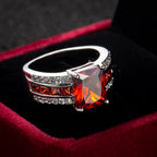 Cosima | Ruby Split-Shank Ring