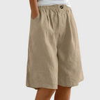 Alicia | Loose-Fit Elastic Waist Shorts