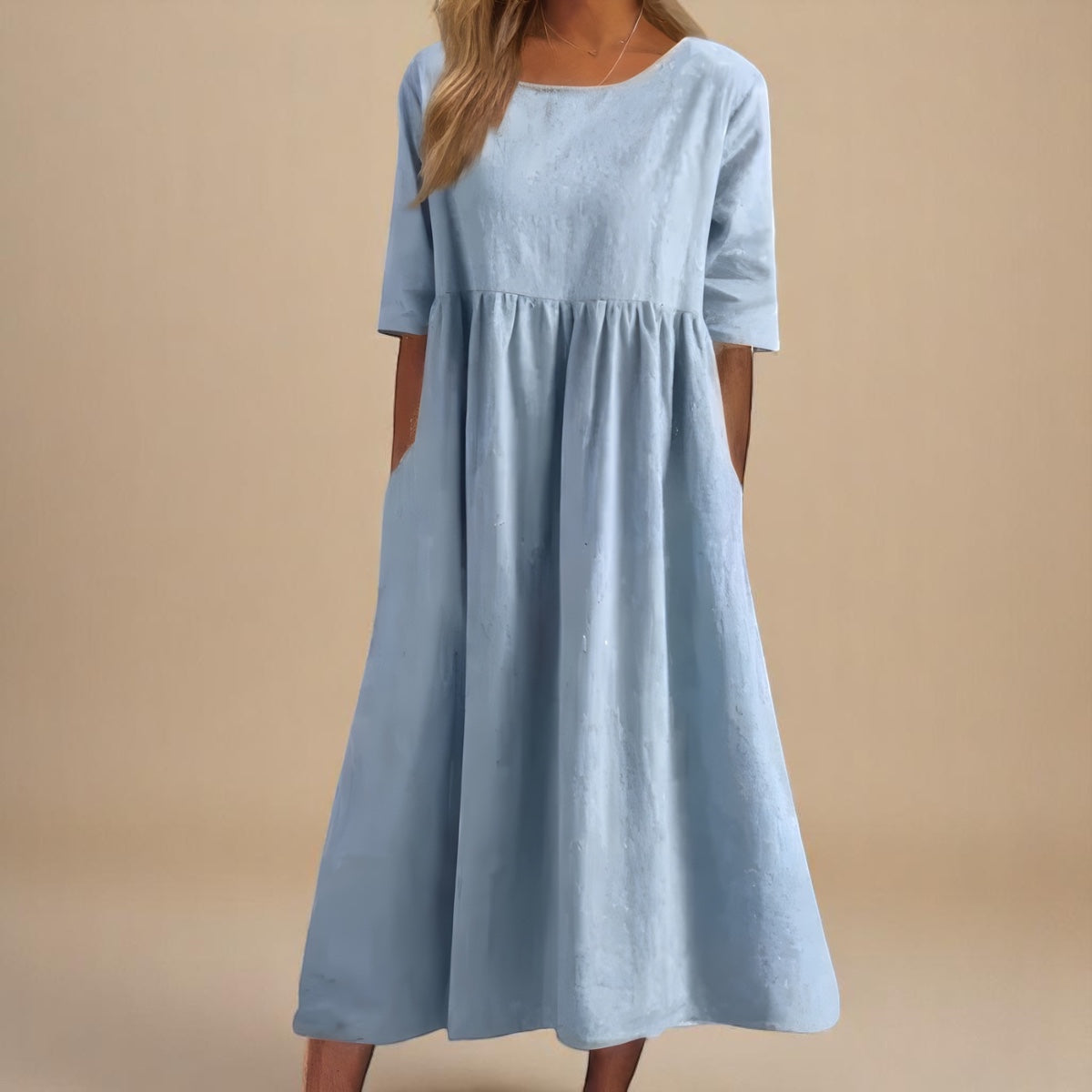 Aurelia | Classic Mid Sleeve Dress