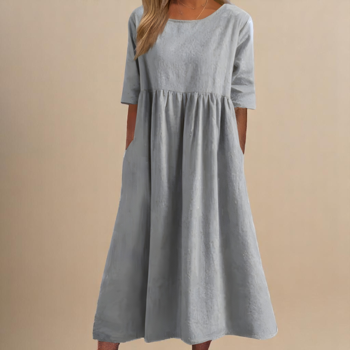 Aurelia | Classic Mid Sleeve Dress