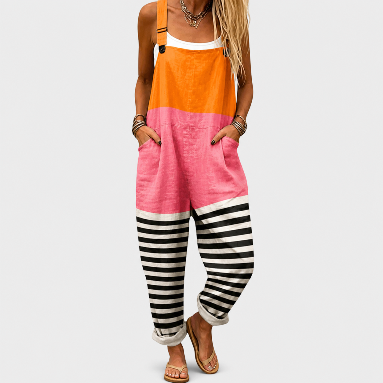 Danielle | Comfortable Printed Jumpsuit
