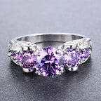 Piper | Silver Amethyst Vintage Ring