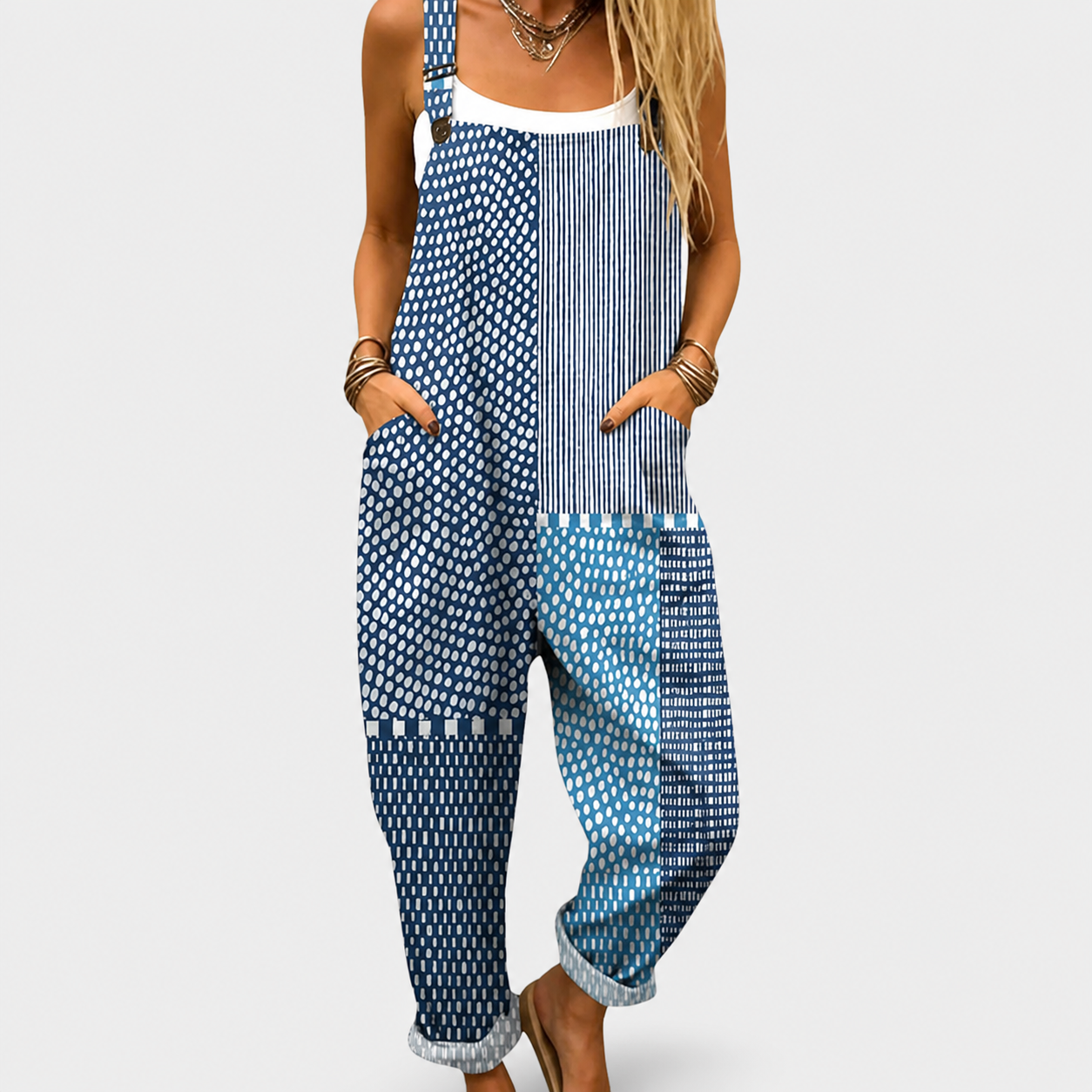 Heidi | Comfortable Printed Jumpsuit