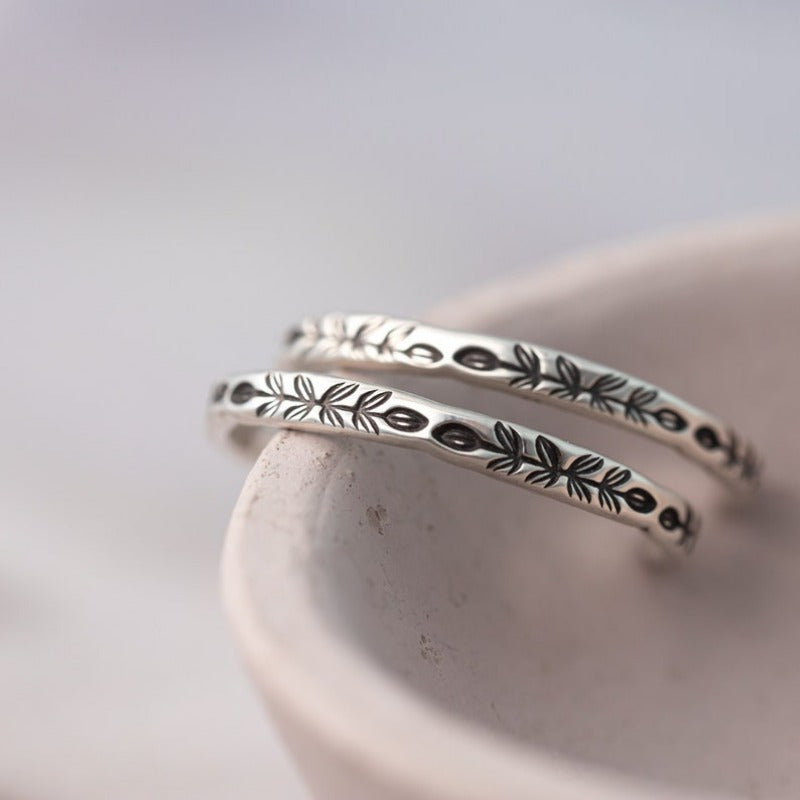 Elsie | Silver Statement Hoops