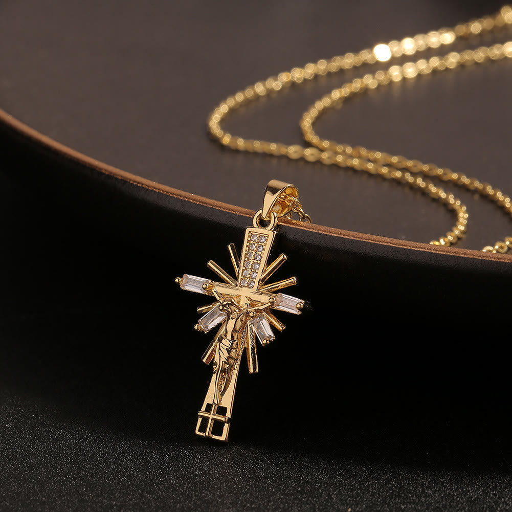 Clare | Crucifix Necklace