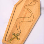 Christianartworkshop Classic Style Multicolor Craft Alloy Crucifix Faith Pendant Necklace