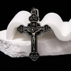 Christianartworkshop Classic Style Multicolor Craft Alloy Crucifix Faith Pendant Necklace