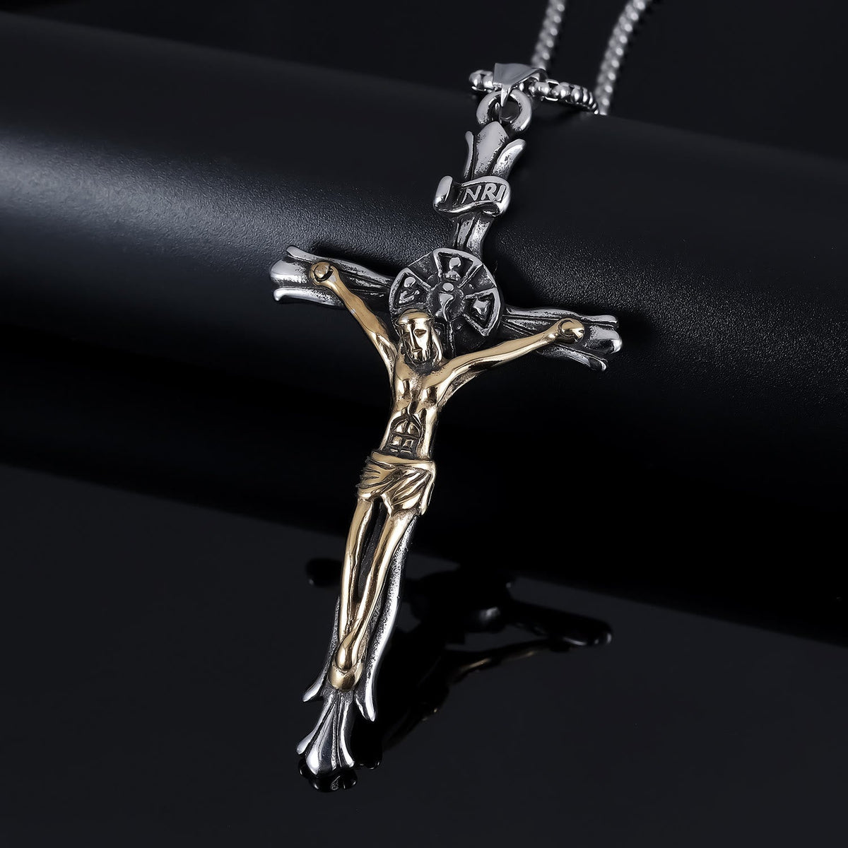 Dolores | INRI Crucifix Necklace