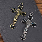 Christianartworkshop Multicolor Retro Style Classical Crucifix Faith Protection Pendant Necklace