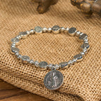 Christianartworkshop St. Benedict Crucifix Rose Bracelet: Timeless Christian Accessory for Daily Faith Expression