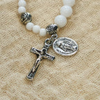 Celeste | Miraculous Medal Rosary Bracelet