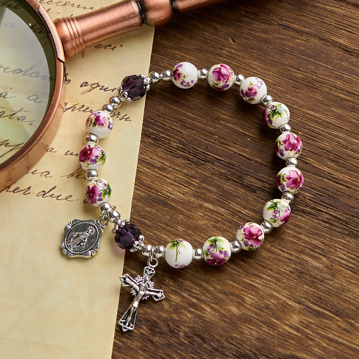 Faustina | Miraculous Medal Bracelet