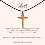 Seraphina | Wooden Crucifix Necklace