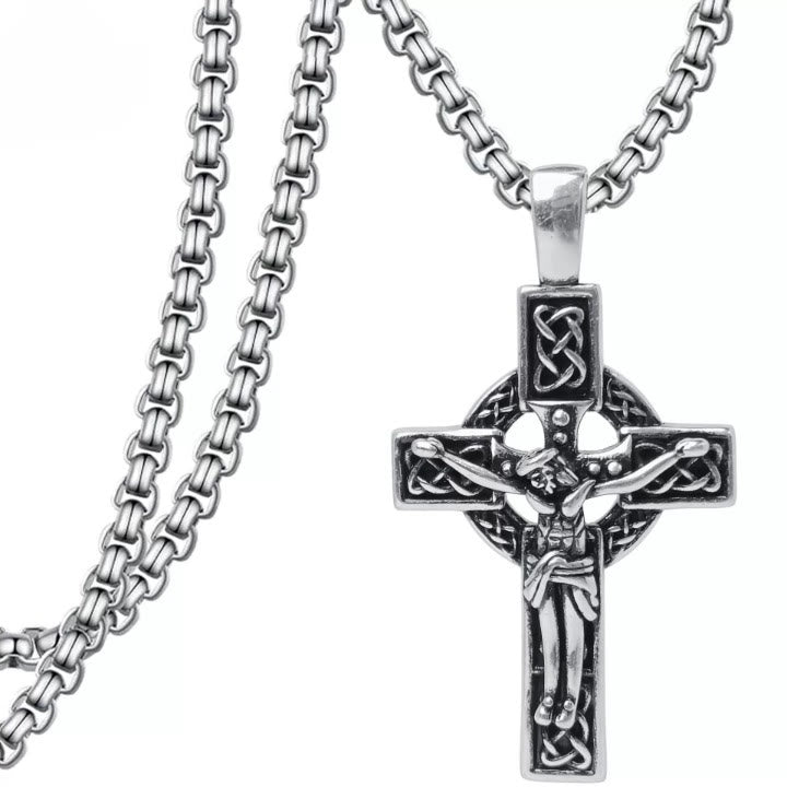 Benedicta | Celtic Crucifix Necklace