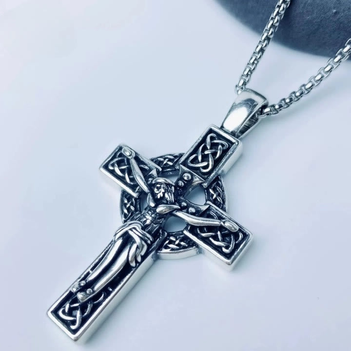 Benedicta | Celtic Crucifix Necklace