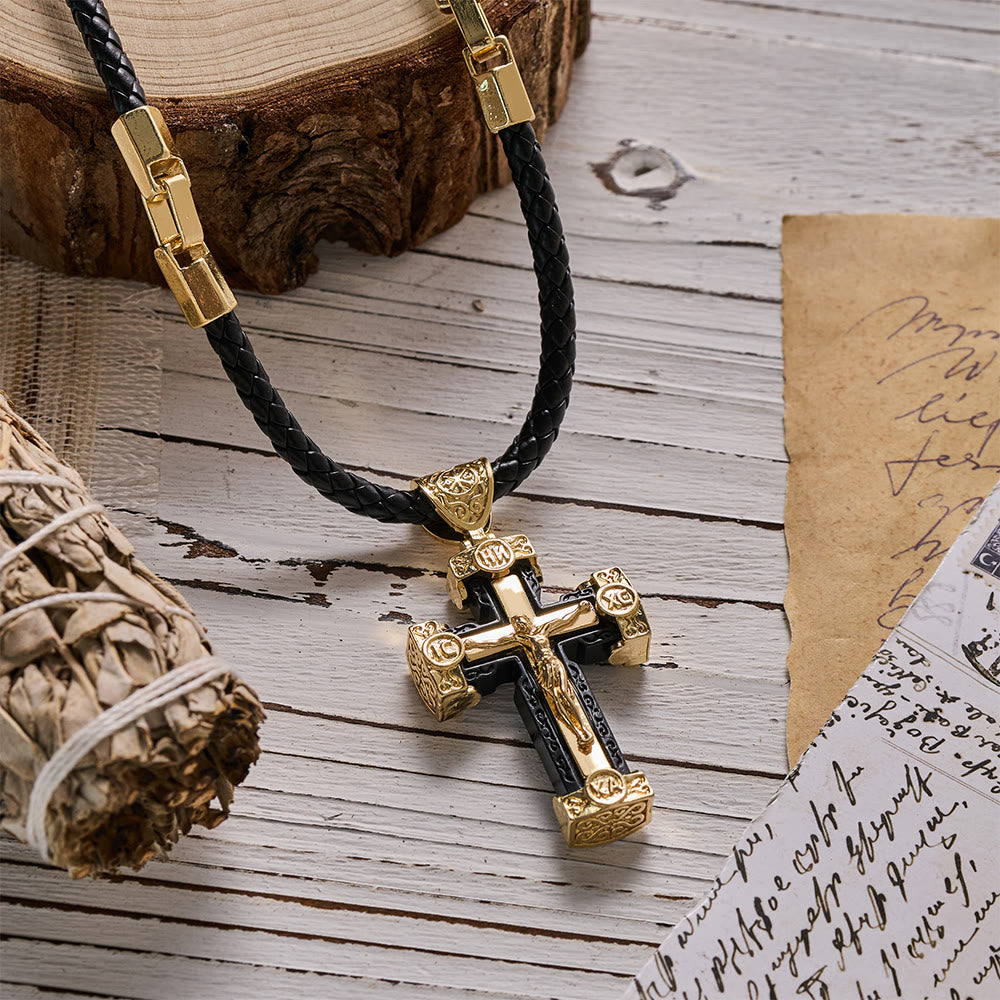 Monica | Crucifix Necklace