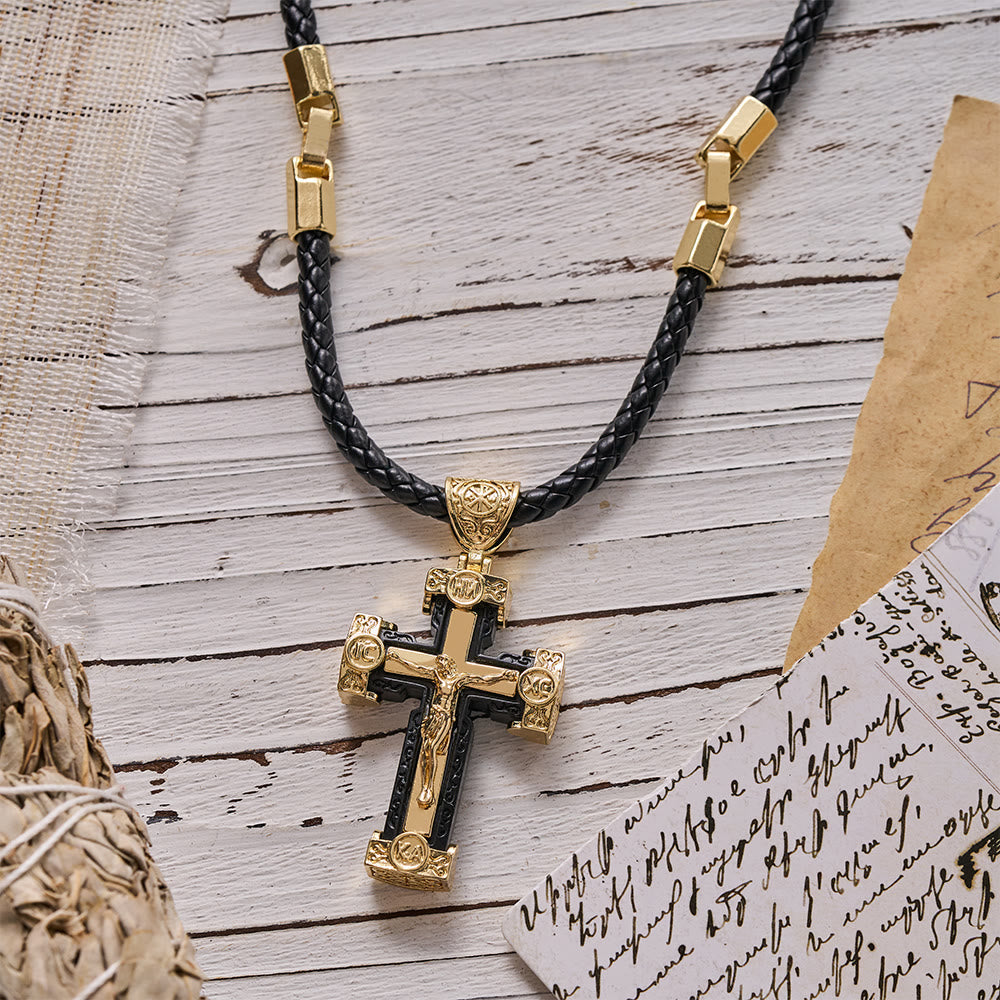 Monica | Crucifix Necklace