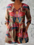 Isabel | Long Blouse with V-Neck