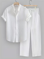 Mitchell | Classic Collar Shirt and Trouser Set