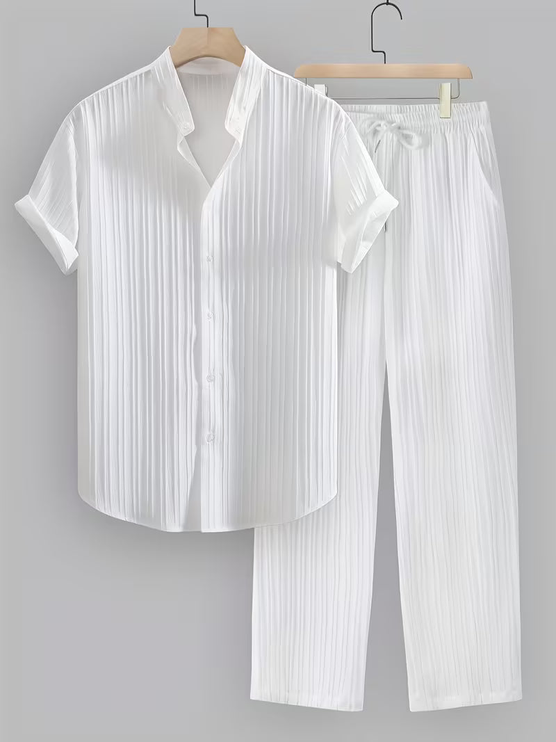 Mitchell | Classic Collar Shirt and Trouser Set