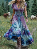Amelia | Vintage Floral Maxi Dress