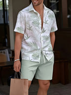 Christian | Stylish Floral Shirt and Shorts Set