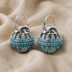Linda | Turquoise Lantern Drop Earrings