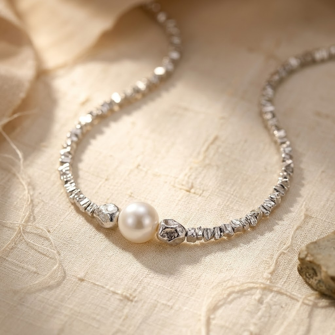 Freya | Pearl Choker Necklace