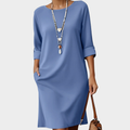 Beatrice | Comfortable Round Neck Dress