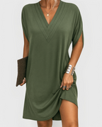 Millie | Casual V-Neck Mini Dress