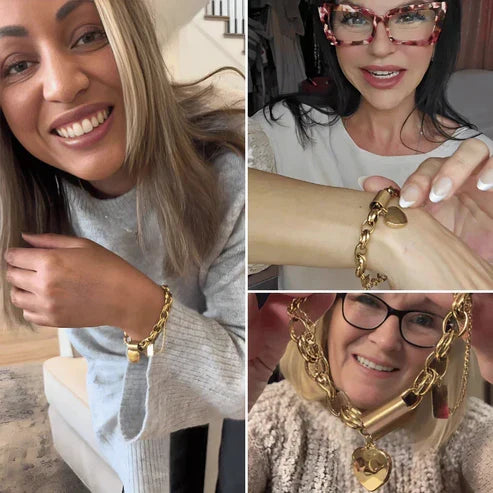 Amara | Heart Chunky Bracelet