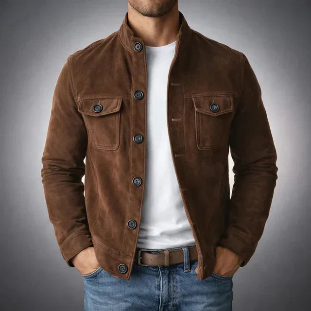 Freddie | Classic Pocket Suede Jacket